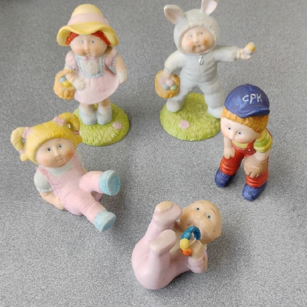 Vintage Cabbage Patch Kids Porcelain Figurines